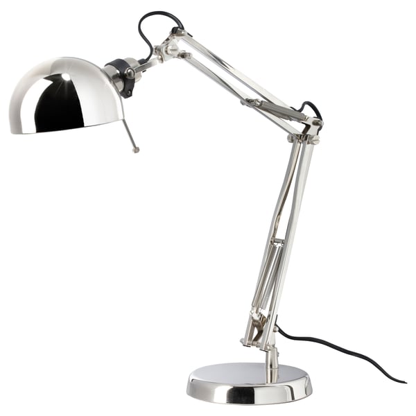 IKEA FORSÅ Work lamp nickel plated