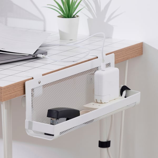 IKEA FÖRSÄSONG Cable Management Tray White 15 "