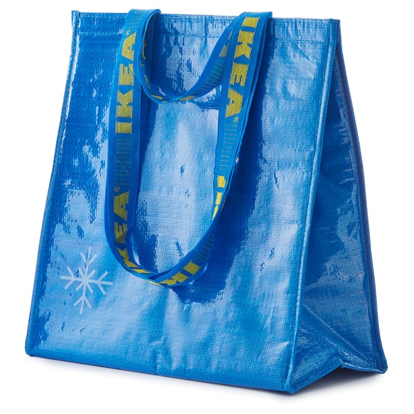 IKEA FRAKTA Cooler Bag Blue 15x15 ¾ "