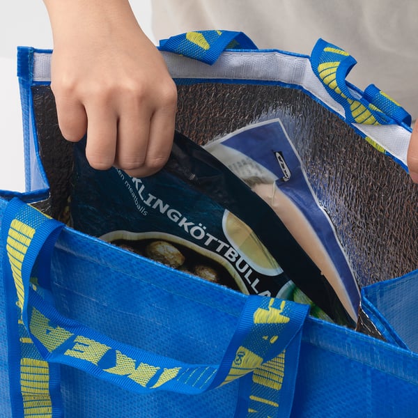 IKEA FRAKTA Cooler Bag Blue 15x15 ¾ "