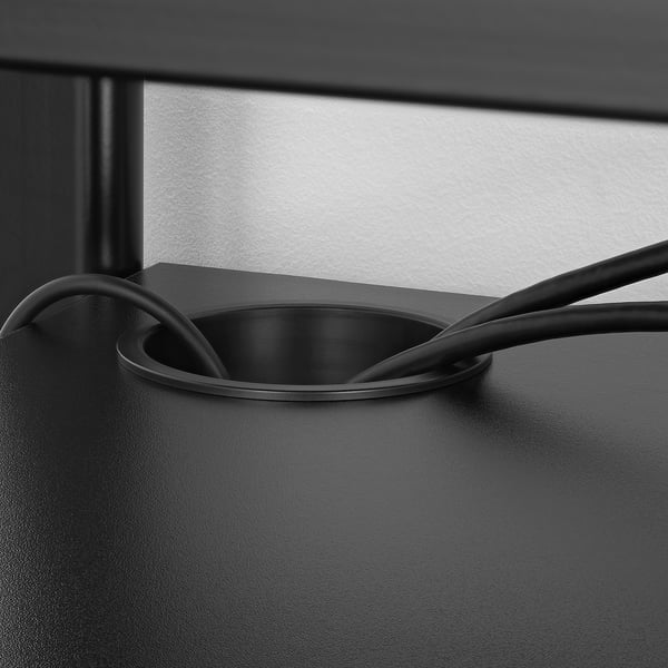 IKEA FREDDE Gaming Desk Black 55 1/8x29 1/8x28 3/4 "