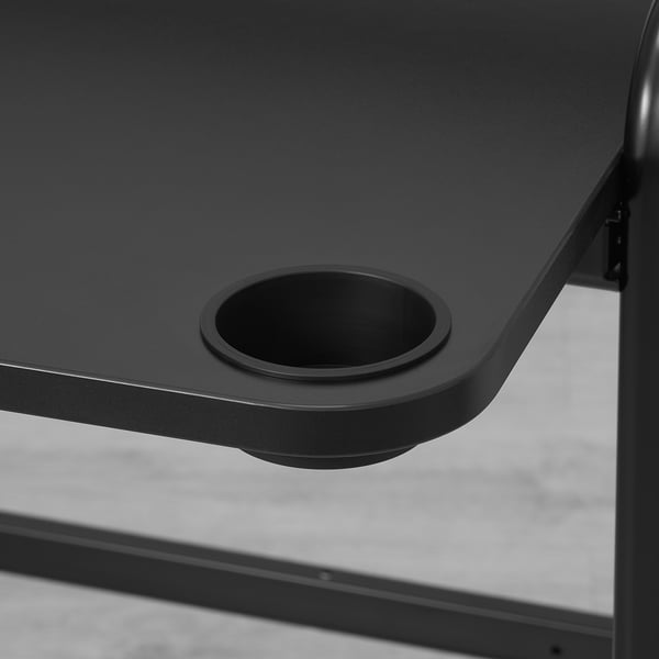 IKEA FREDDE Gaming Desk Black 55 1/8x29 1/8x28 3/4 "