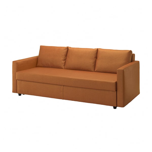 IKEA FRIHETEN Sleeper sofa Faringe brown-orange