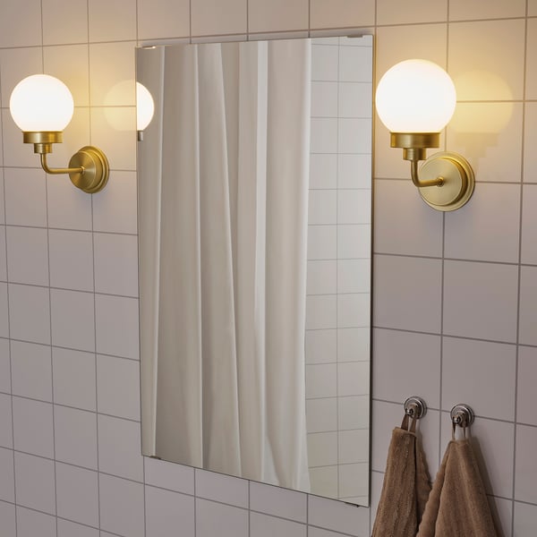 IKEA FRIHULT Wall Lamp Brass Color