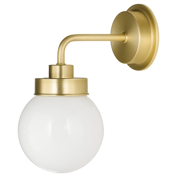 IKEA FRIHULT Wall lamp brass color