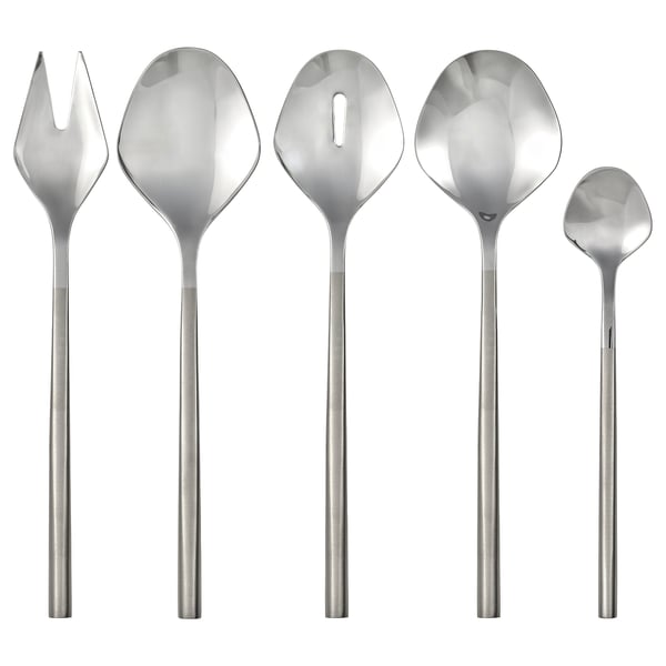 IKEA FRÖJDA 5-piece serving set stainless steel