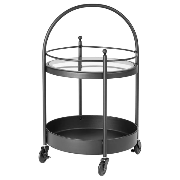 IKEA FRÖSJÖN Cart black 21 5/8x13 3/4 "