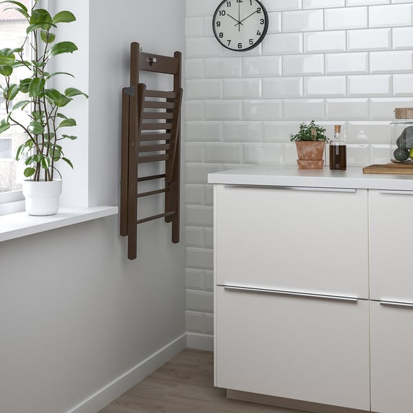 IKEA FRÖSVI Folding Chair Brown