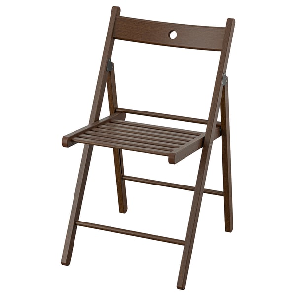 IKEA FRÖSVI Folding chair brown