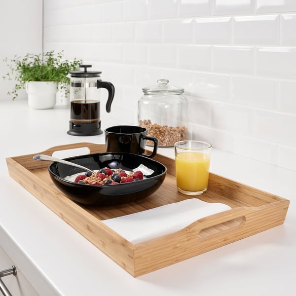 IKEA FRUKTSKAL Tray Bamboo 20x12 "