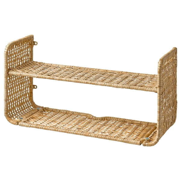 IKEA FRYKSÅS Wall shelf rattan 23 5/8x7 7/8 "