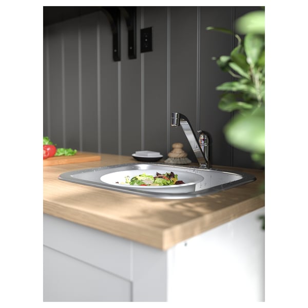 IKEA FYNDIG Sink Stainless Steel 18 1/8x15 3/4 "