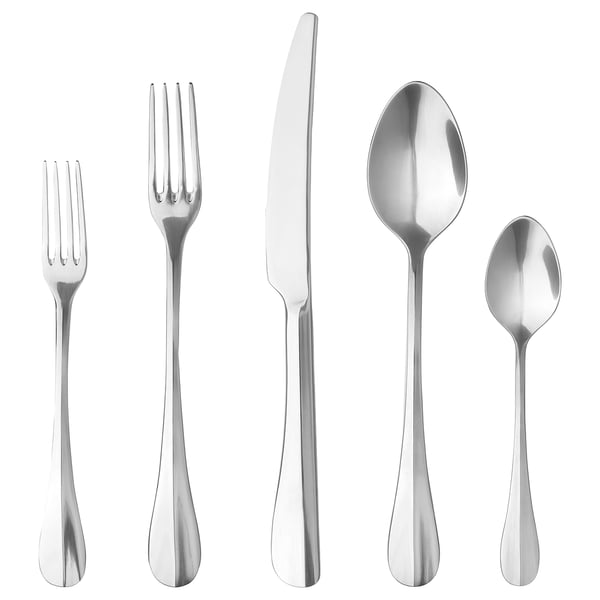 IKEA GAMMAN 20-piece flatware set stainless steel