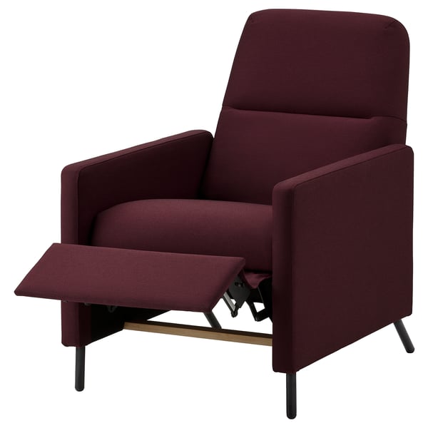 IKEA GISTAD Recliner Idekulla Dark Red