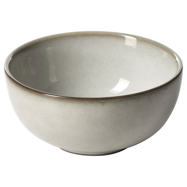IKEA GLADELIG Bowl gray 4 ½ "