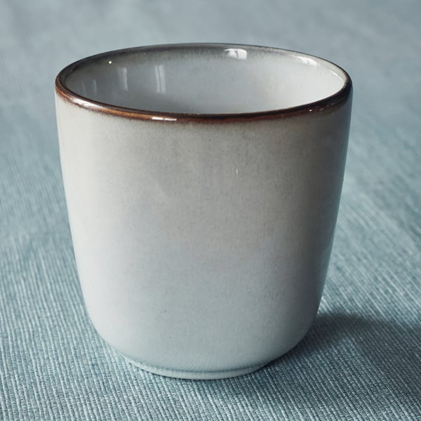 IKEA GLADELIG Espresso Cup Gray 3 Oz