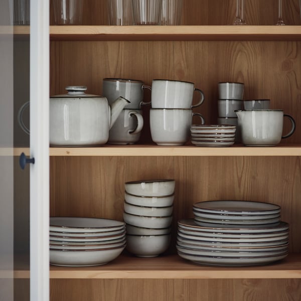IKEA GLADELIG Mug Gray 13 Oz