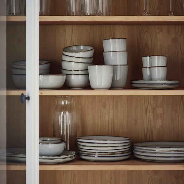 IKEA GLADELIG Plate Gray 10 "