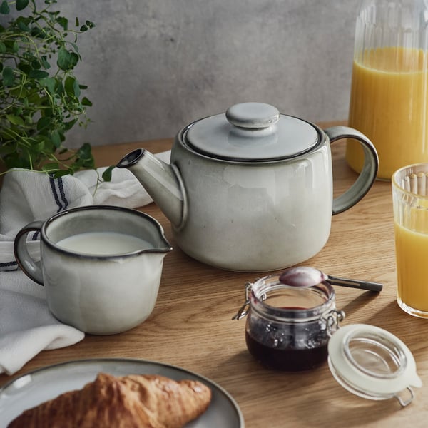 IKEA GLADELIG Teapot Gray 1.3 Qt