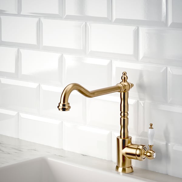 IKEA GLITTRAN Kitchen Faucet Brass Color