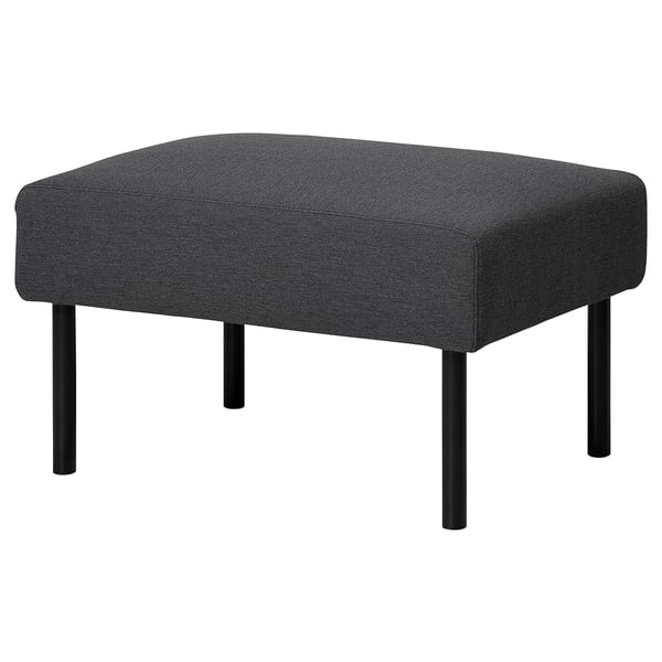 IKEA GLOSTAD Ottoman Knisa dark gray