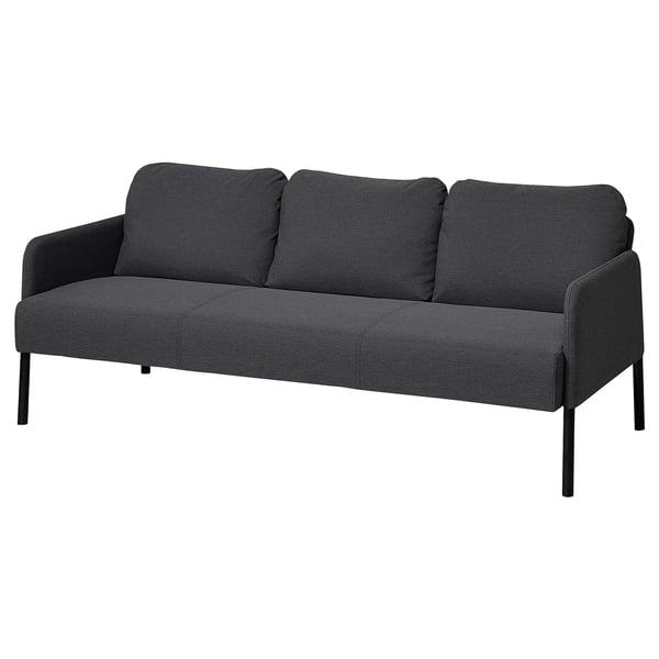 IKEA GLOSTAD Sofa Knisa dark gray