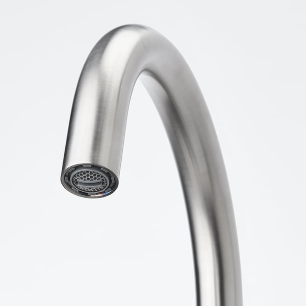 IKEA GLYPEN Kitchen Faucet Stainless Steel Effect