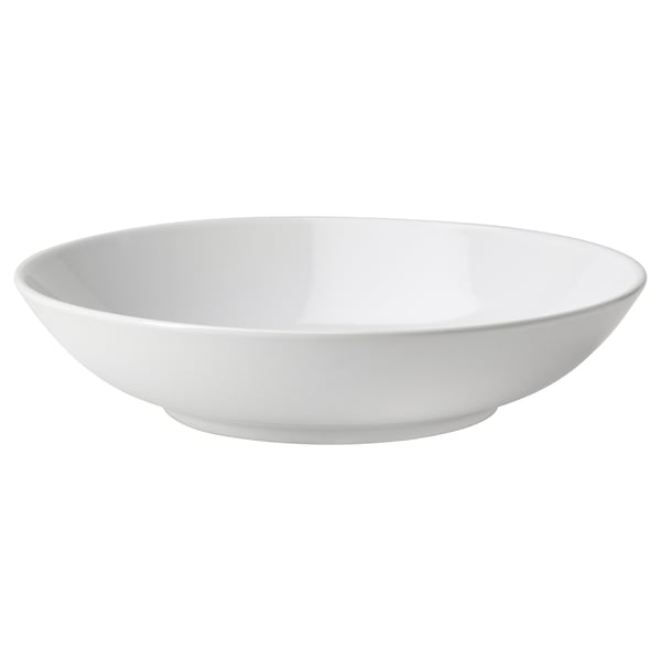 IKEA GODMIDDAG Deep plate/bowl white 9 "