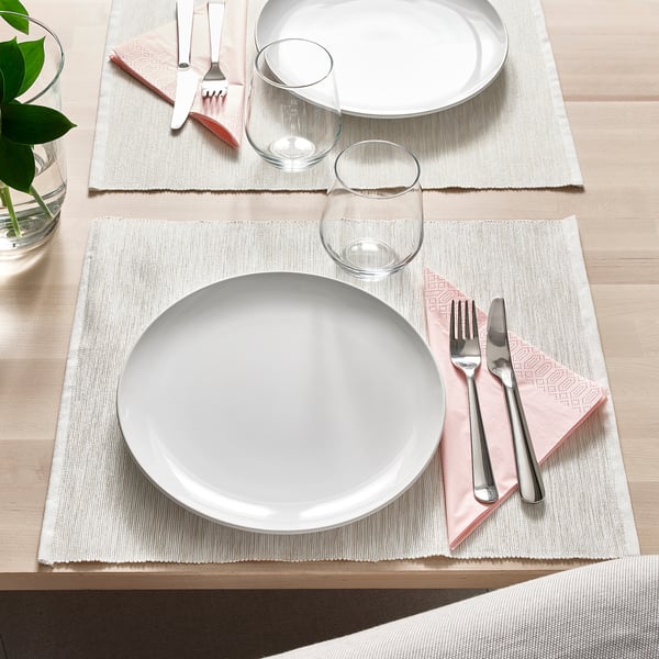 IKEA GODMIDDAG Plate White 10 "
