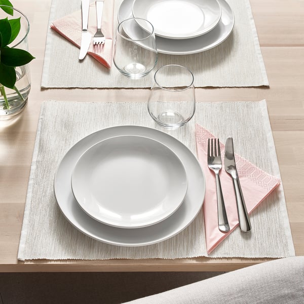 IKEA GODMIDDAG Side Plate White 8 "