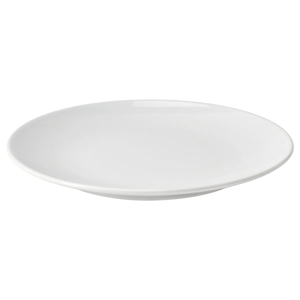 IKEA GODMIDDAG Side plate white 8 "