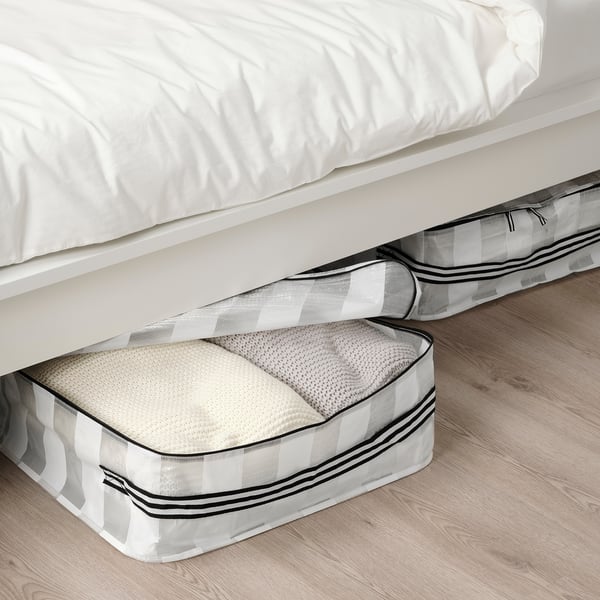 IKEA GÖRSNYGG Storage Case White/clear 22x19x7 "