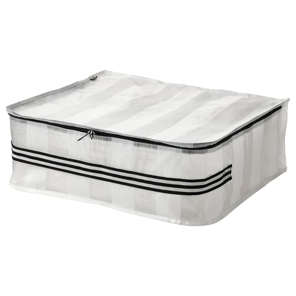 IKEA GÖRSNYGG Storage case white/clear 22x19x7 "