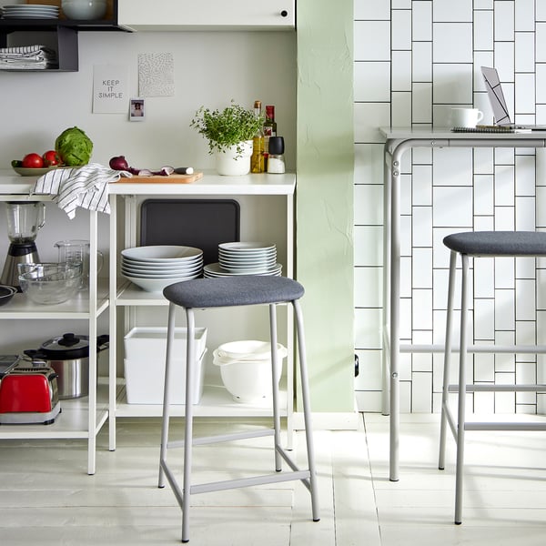IKEA GRÅSALA Bar Stool Gray 24 3/8 "
