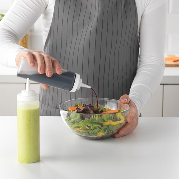 IKEA GRILLTIDER Squeeze Bottle Plastic/clear 11 Oz