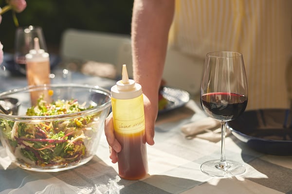 IKEA GRILLTIDER Squeeze Bottle Plastic/clear 11 Oz