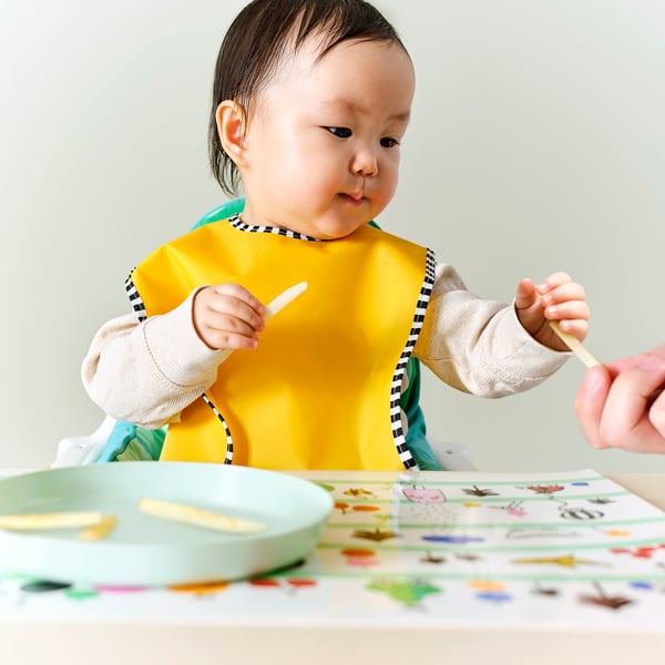 IKEA GRÖNFINK Bib Green/yellow