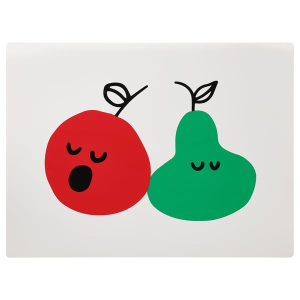 IKEA GRÖNFINK Place mat red/green 11 ¾x15 ¾ "