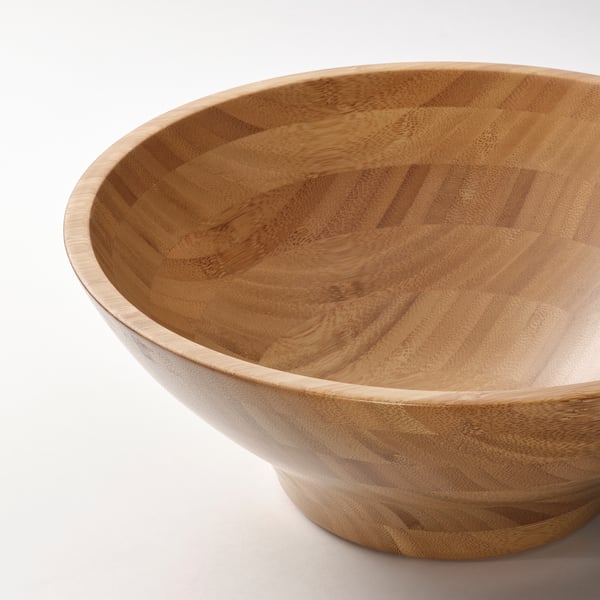IKEA GRÖNSAKER Serving Bowl Bamboo 11 "
