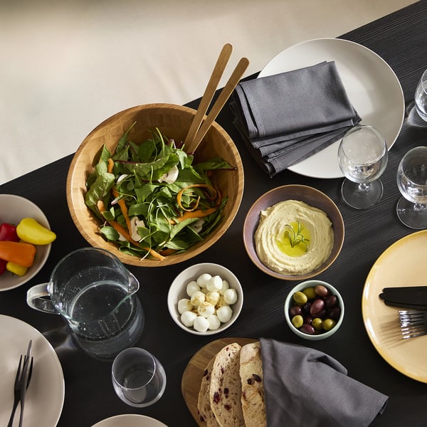 IKEA GRÖNSAKER Serving Bowl Bamboo 11 "