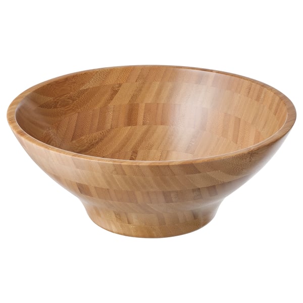 IKEA GRÖNSAKER Serving bowl bamboo 11 "