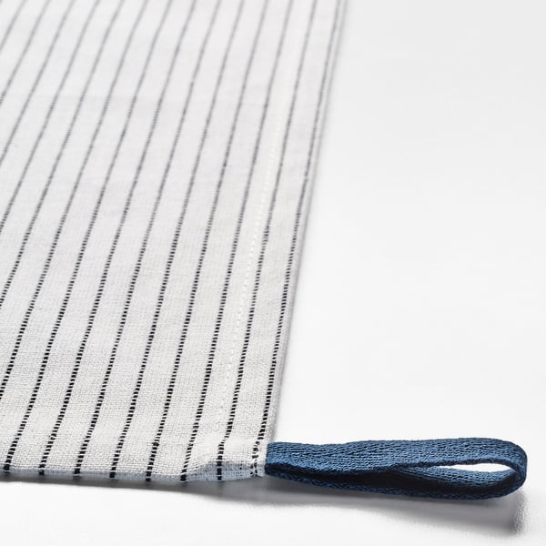 IKEA GRUPPERA Napkin White/black 13x13 "