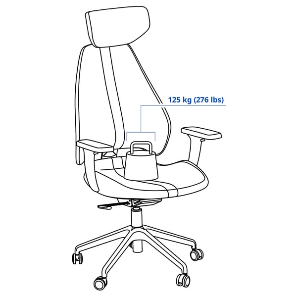 IKEA GRUPPSPEL Gaming Chair Gunnared Beige