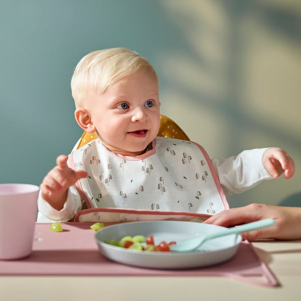 IKEA GULDVÄVARE Bib Green/white