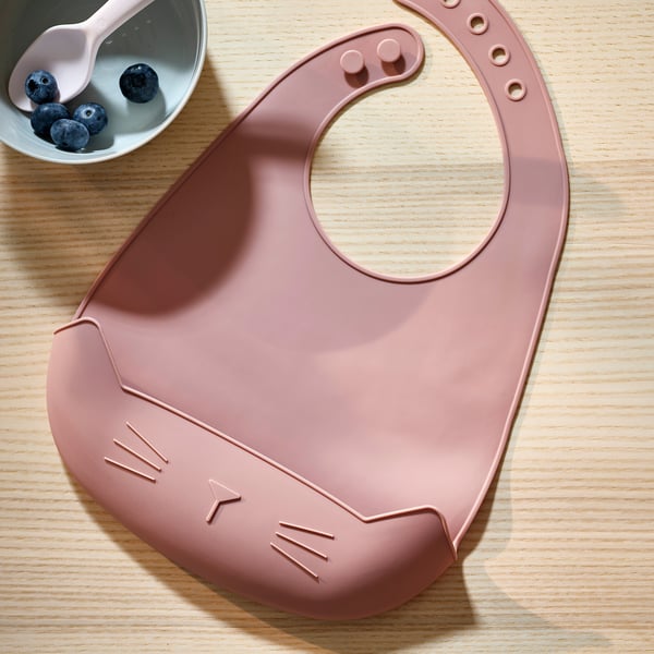 IKEA GULDVÄVARE Bib Pale Pink