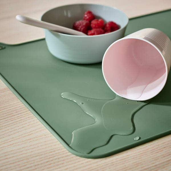 IKEA GULDVÄVARE Place Mat Green 11 3/4x15 3/4 "