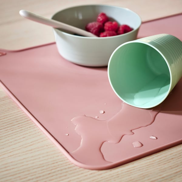 IKEA GULDVÄVARE Place Mat Pale Pink 11 3/4x15 3/4 "