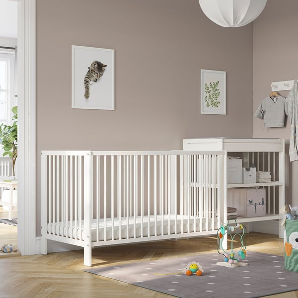 IKEA GULLIVER Crib White 27 1/2x52 "
