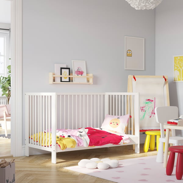 IKEA GULLIVER Crib White 27 1/2x52 "