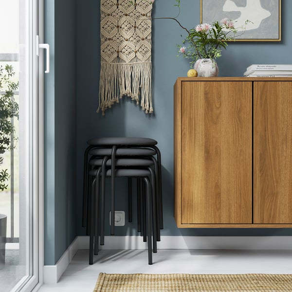 IKEA GULTARP Stool Anthracite/Remmarn Anthracite
